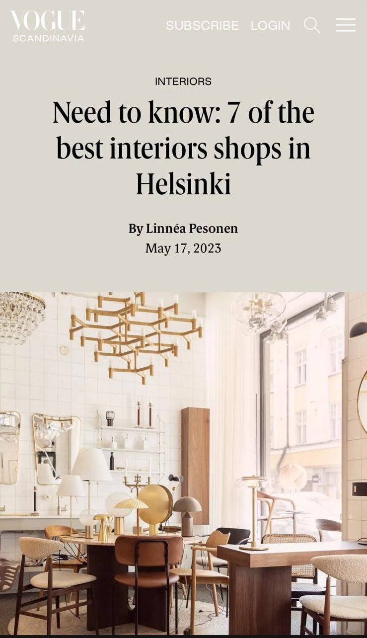Vogue Scandinavia tykkää myös meistä!
