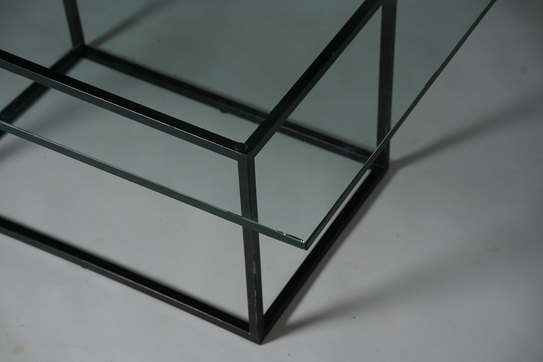 Glass coffee table, 1970s