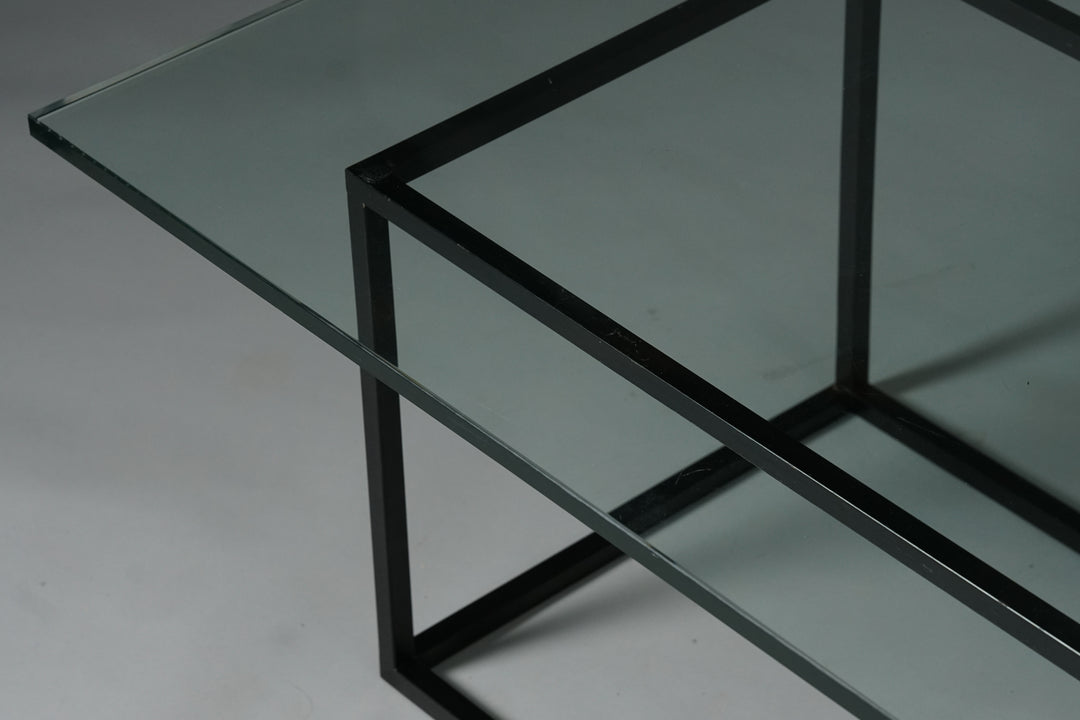 Glass coffee table, 1970s