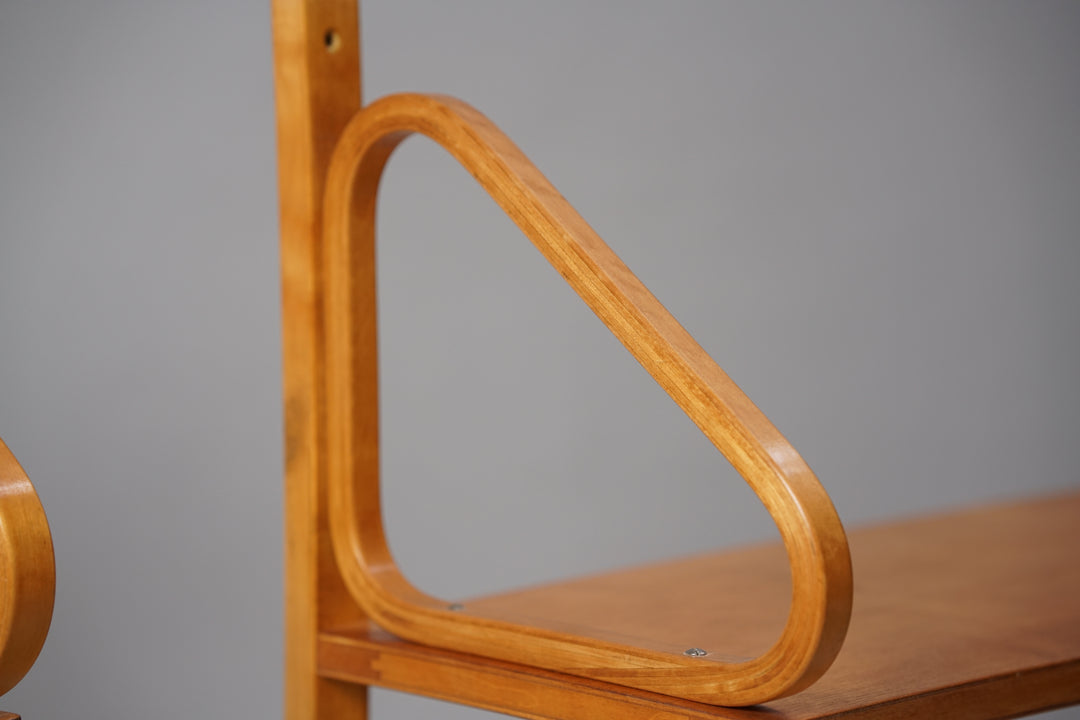 Seinähyllyt 2kpl malli 112B-2, Alvar Aalto, Oy Huonekalu- ja Rakennustyötehdas Ab, 30-luku