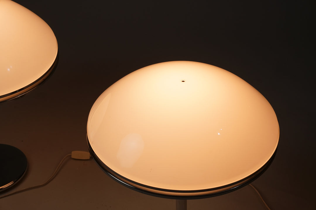 Set of two model "Salonki" table lamps, Heikki Turunen, Orno, 1980/1990s