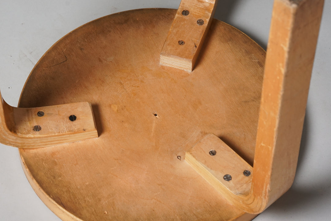 Model 60 stool, Alvar Aalto, Oy Huonekalu- ja Rakennustyötehdas Ab, 1950s