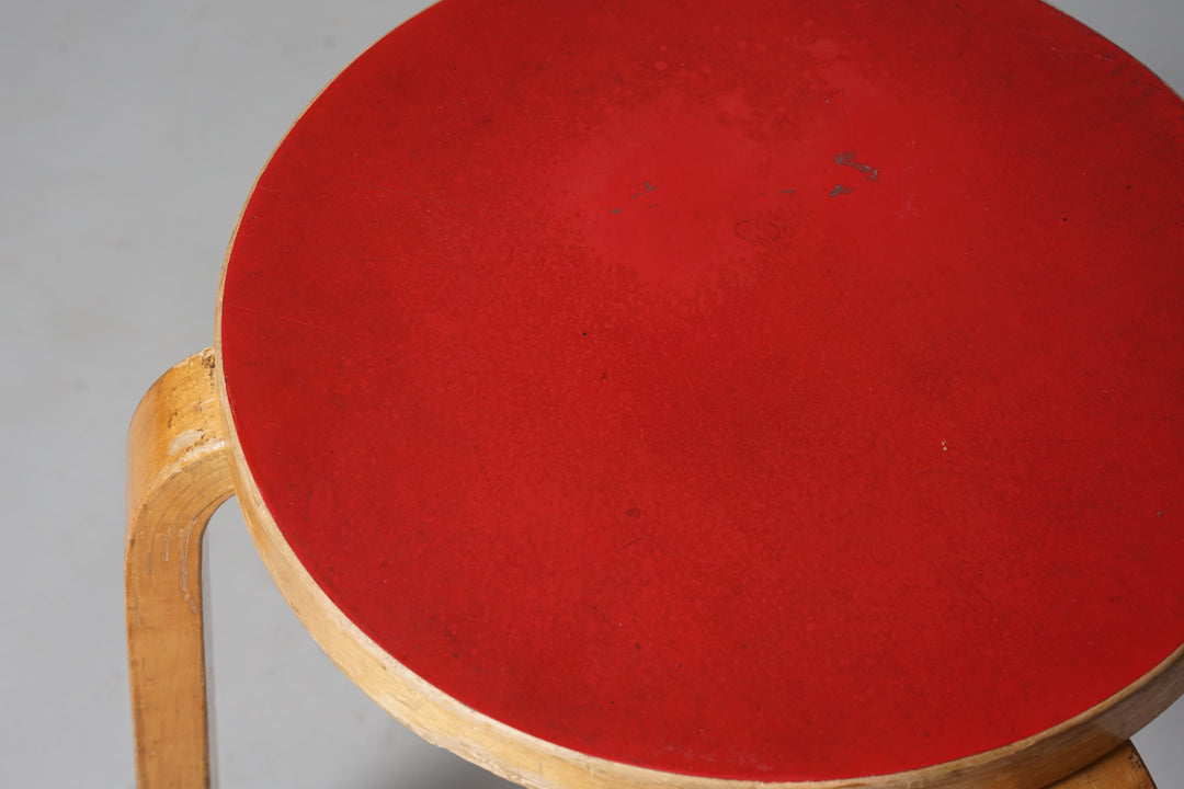 Model 60 stool, Alvar Aalto, Oy Huonekalu- ja Rakennustyötehdas Ab, 1950s