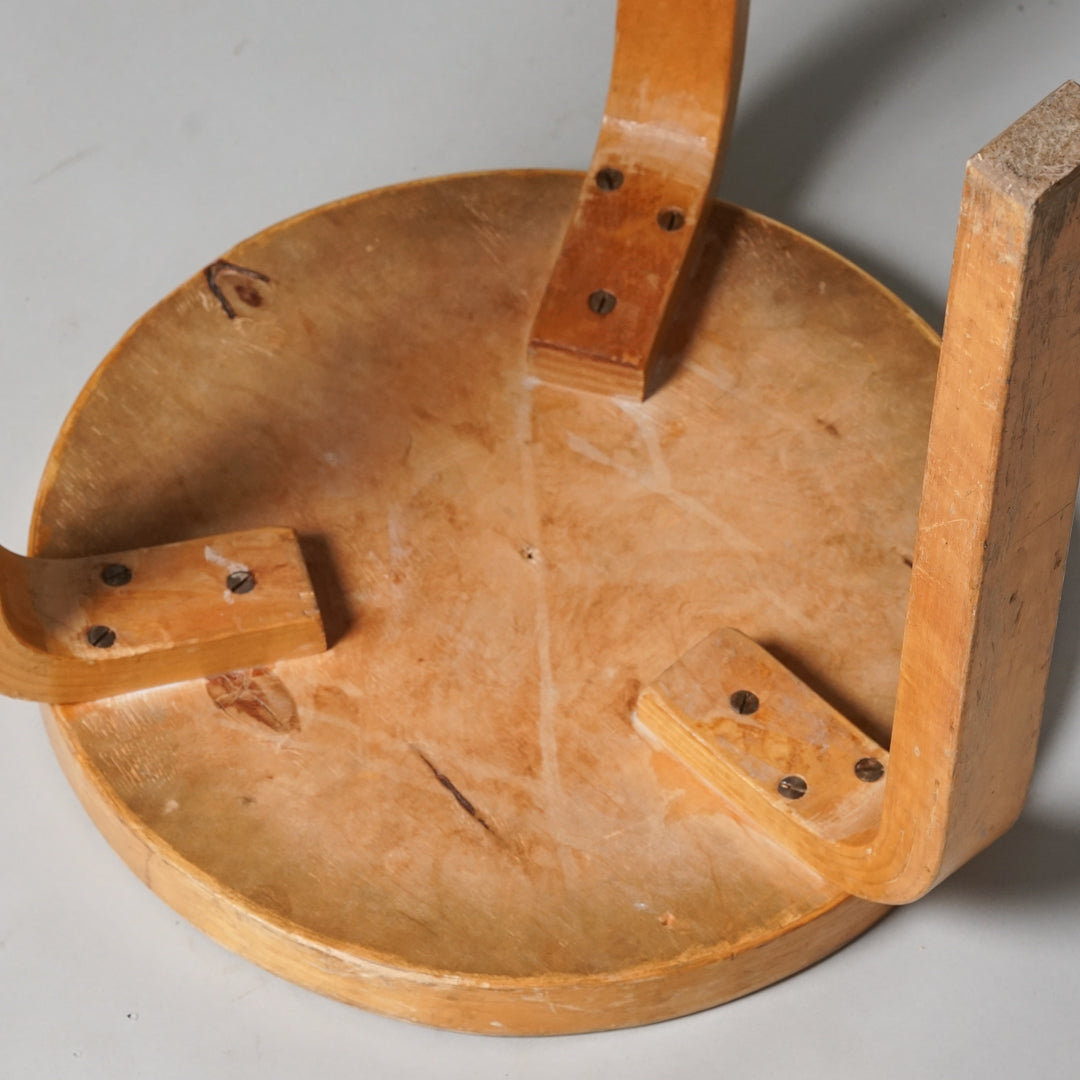 Model 60 stool, Alvar Aalto, Oy Huonekalu- ja Rakennustyötehdas Ab, 1950s