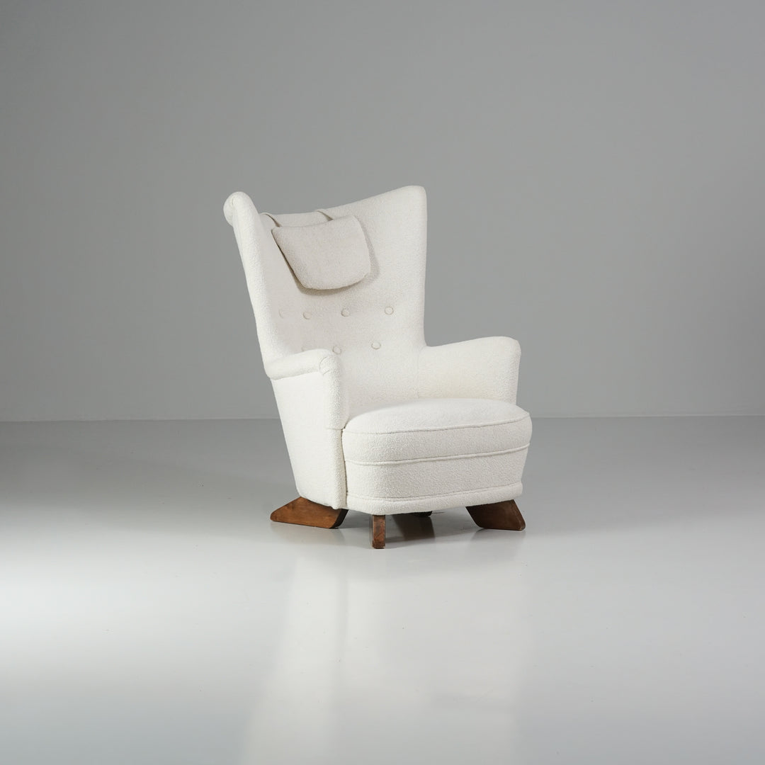 Armchair, Hiort af Ornäs, Hiort Tuote Puunveisto, 1940s