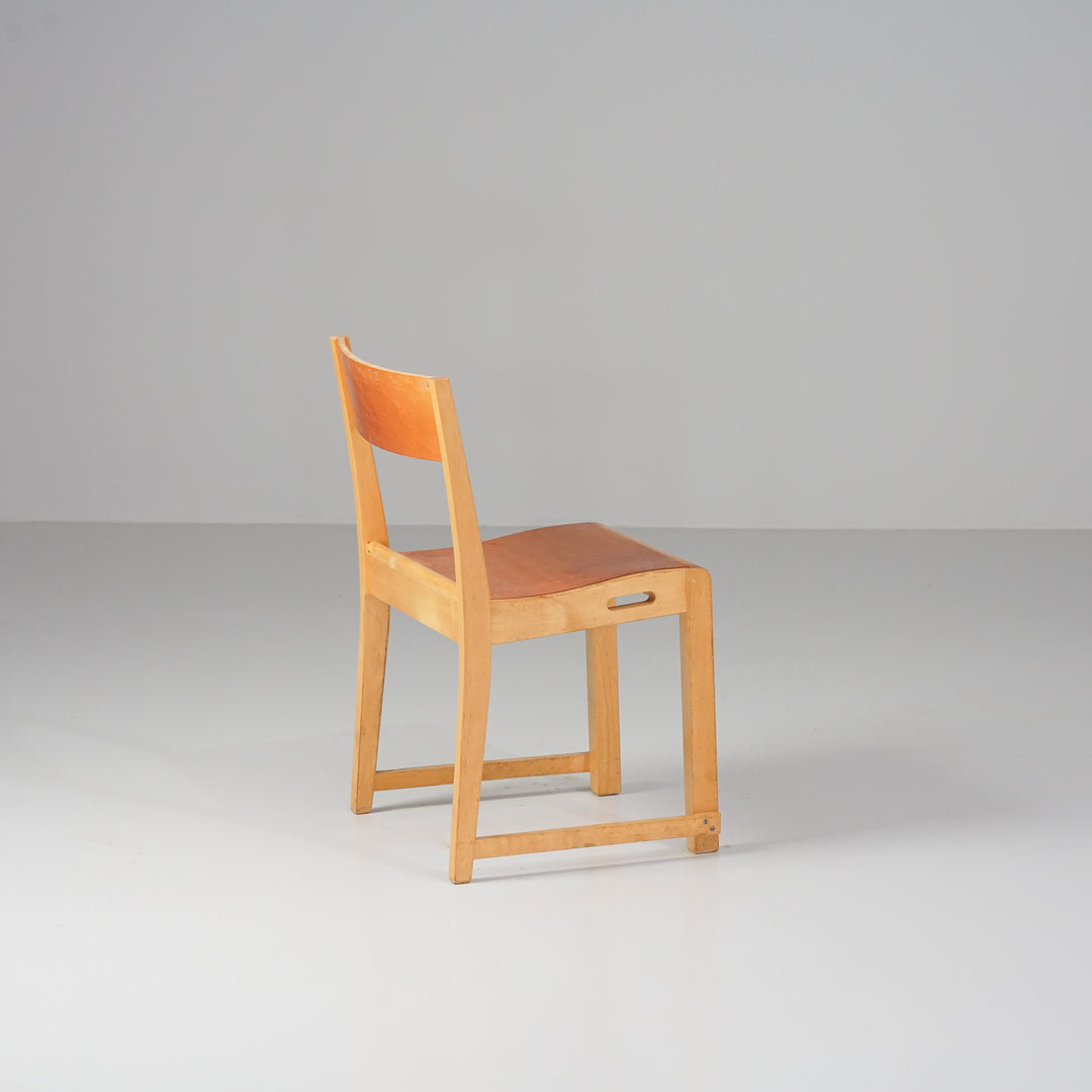 Stackable chairs (8 pieces), Finland, 1950s