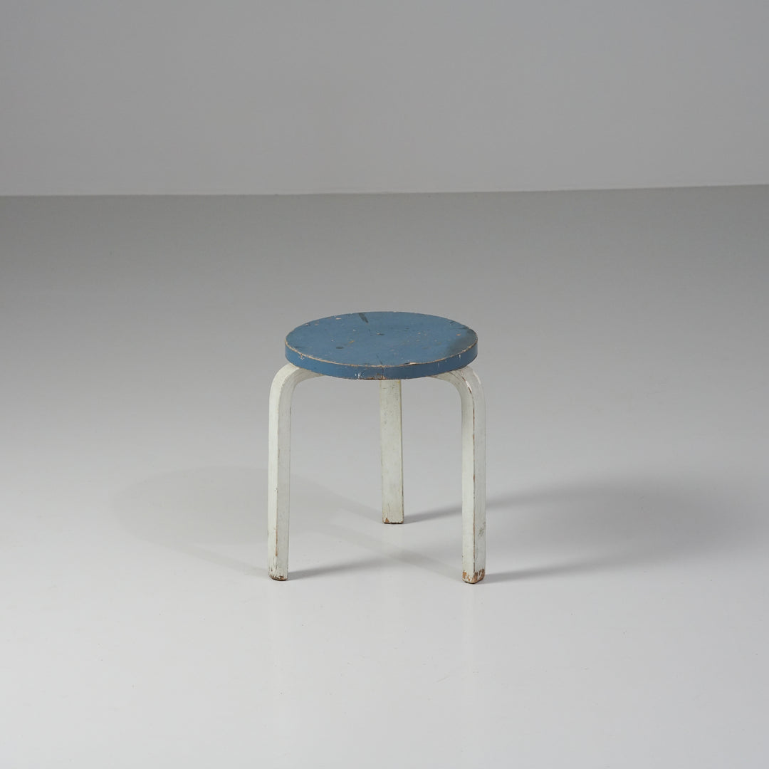 Model 60 stool, Alvar Aalto, Oy Huonekalu ja Rakennustyötehdas Ab, 1930s