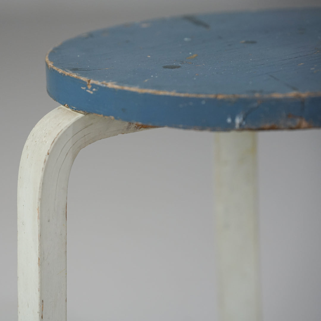 Model 60 stool, Alvar Aalto, Oy Huonekalu ja Rakennustyötehdas Ab, 1930s