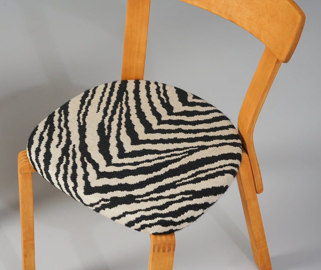 Rare wartime model 69 chairs, Alvar Aalto, Artek, 1940s