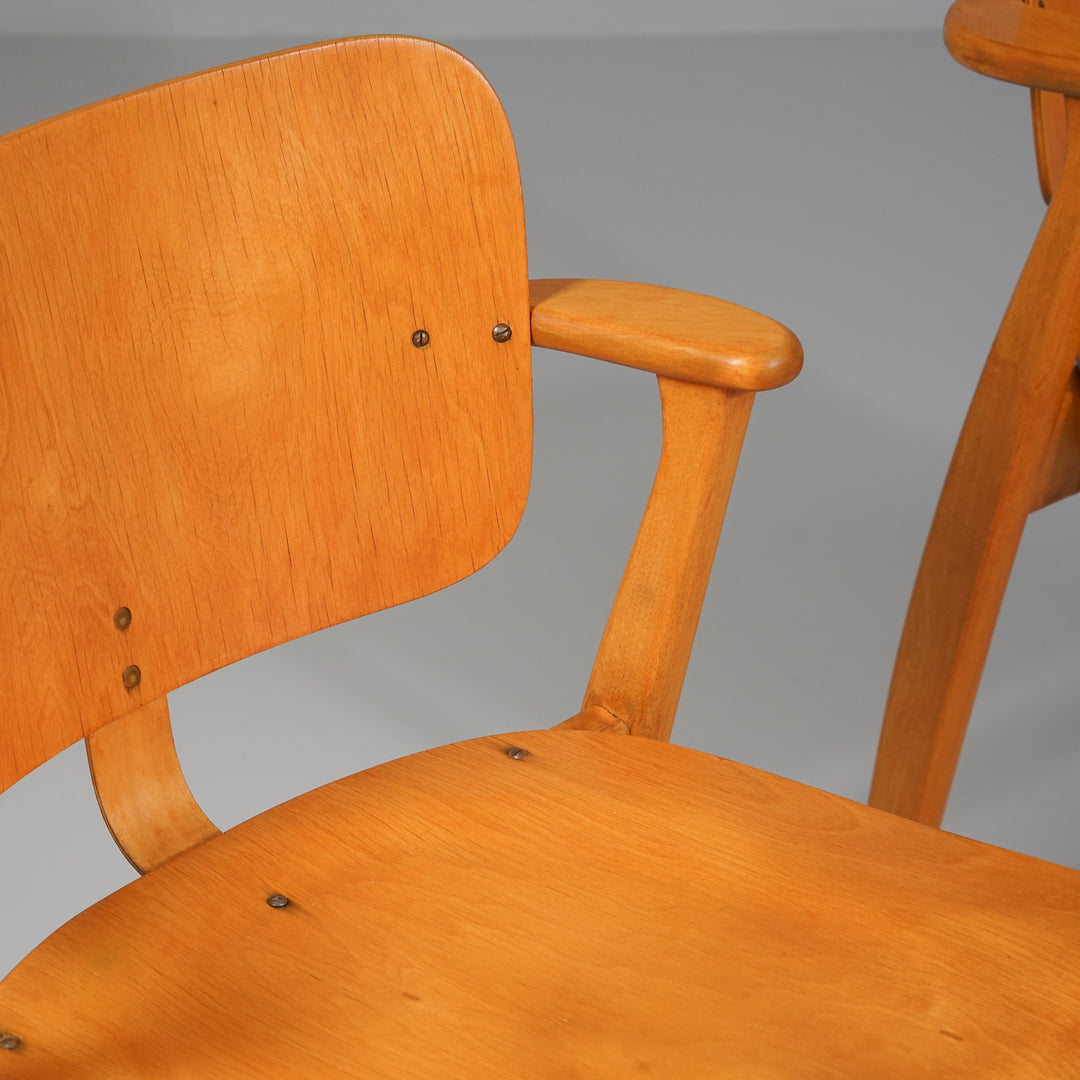 Model "Domus" chairs (4 pieces), Ilmari Tapiovaara, 1950s