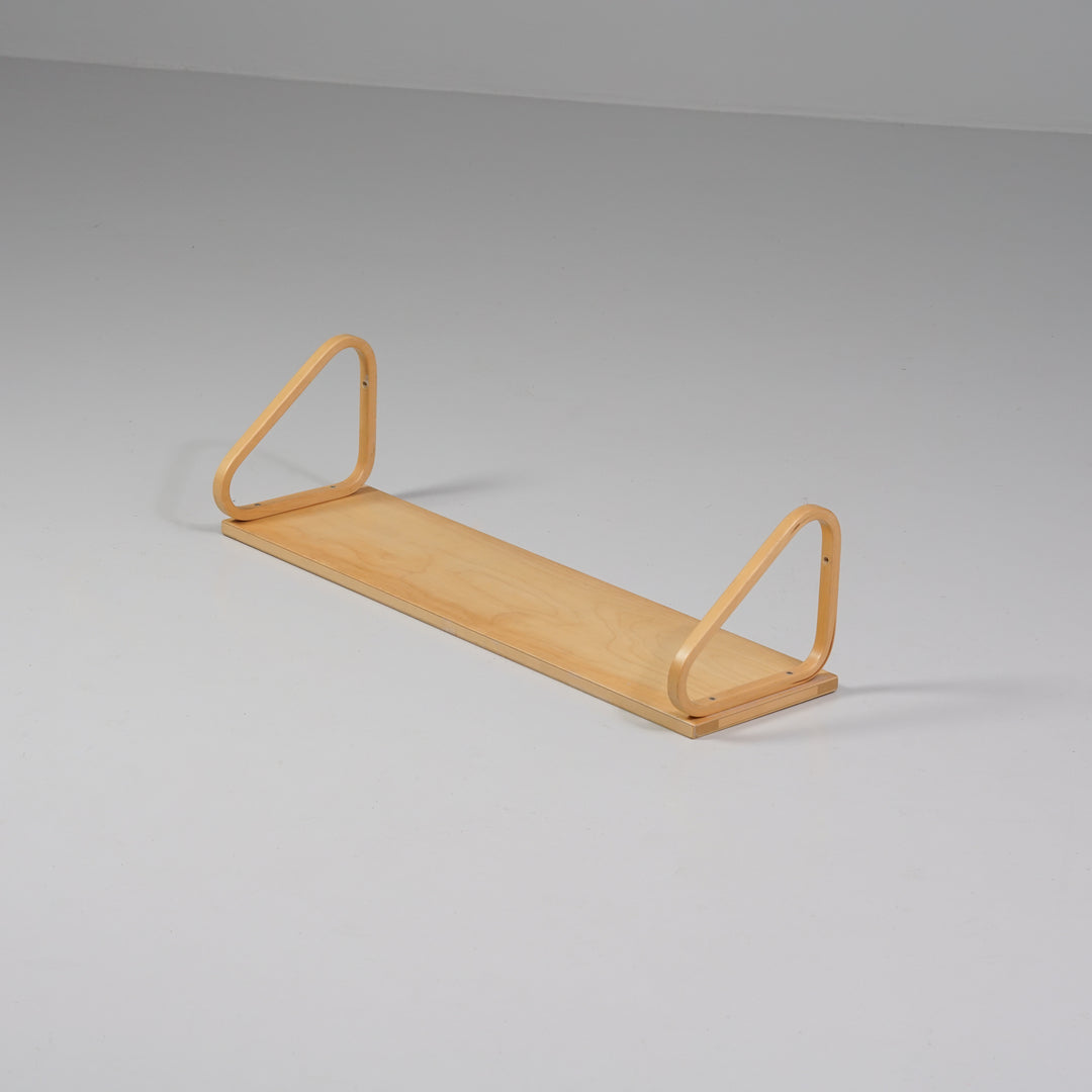 Model 112B wall shelf (2 pieces), Alvar Aalto, Artek, Late 20th century