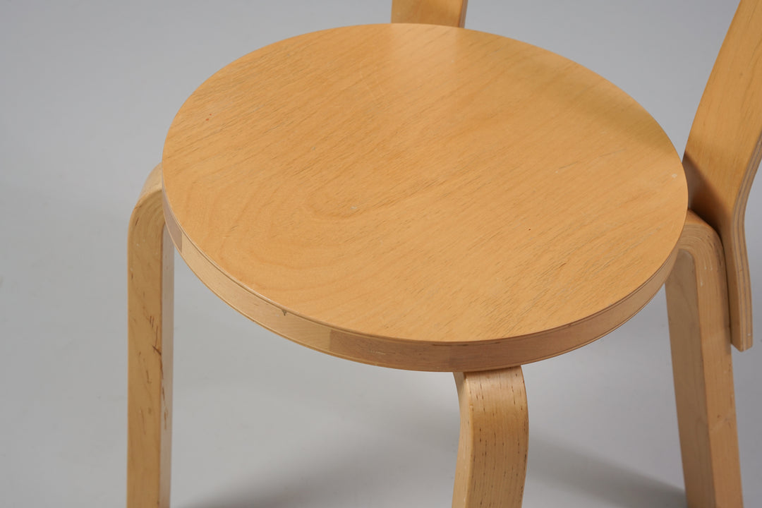 Model 66 chair (6 pieces), Alvar Aalto, Artek, 2000s