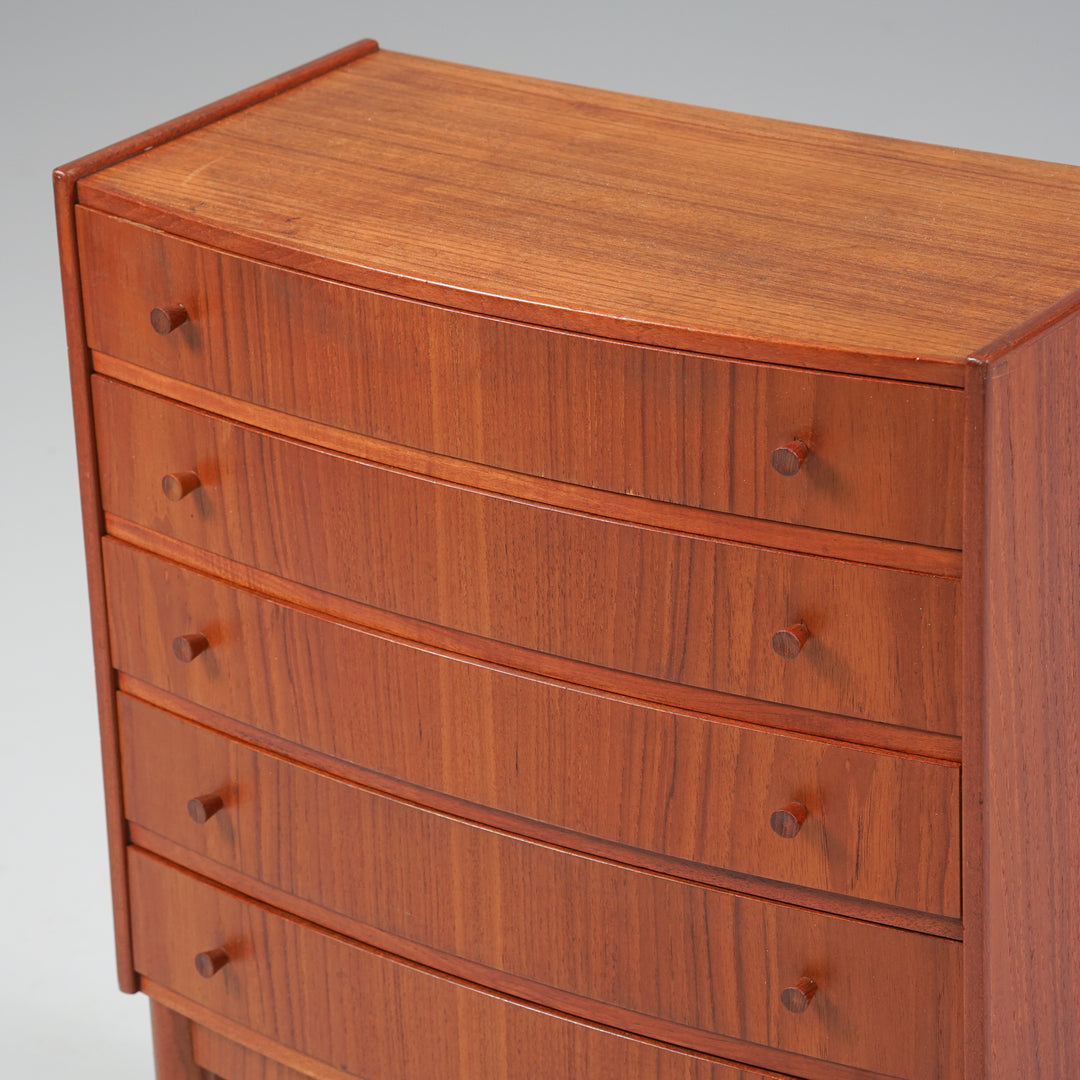 Small chest of drawers, Kai Kristiansen, Feldballes Møbelfabrik, 1960s