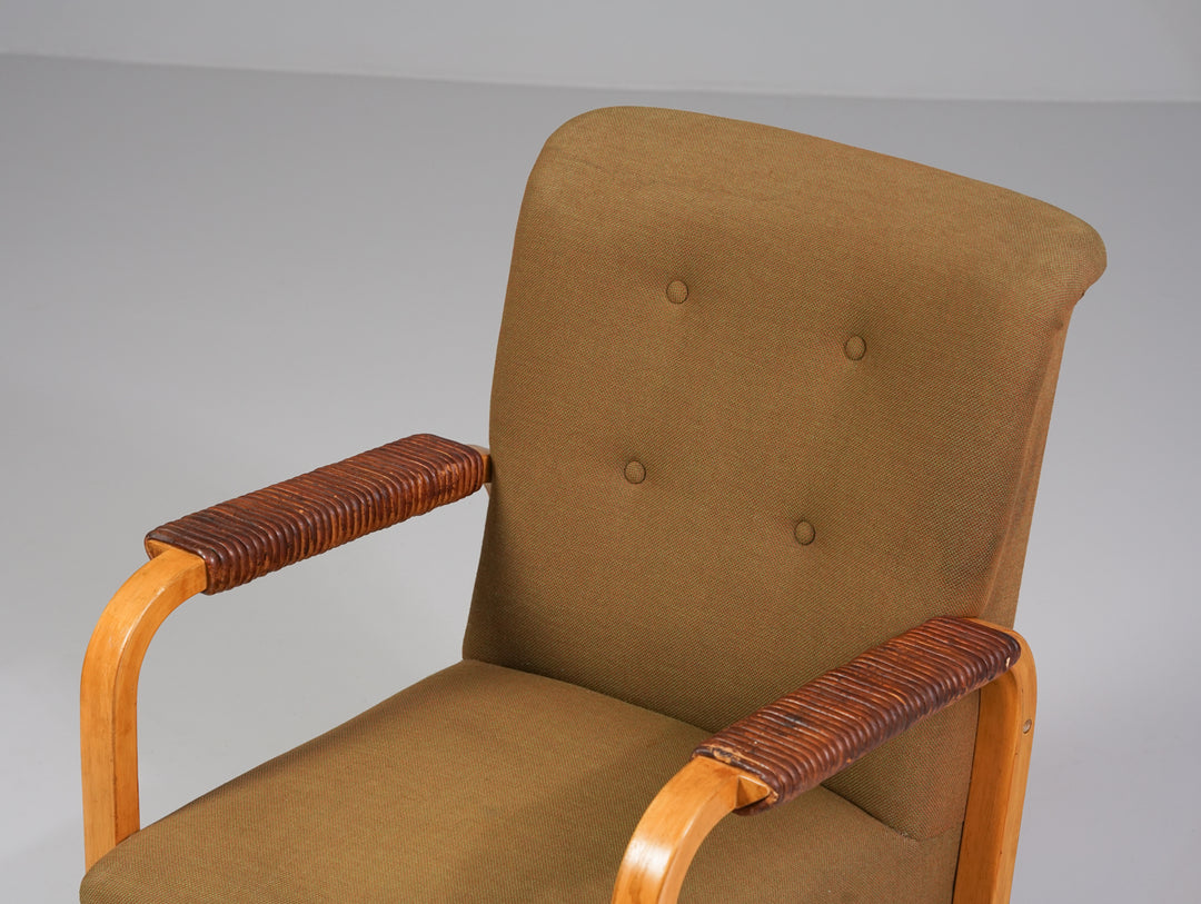 Model 47 armchair, Alvar Aalto, Oy Huonekalu- ja Rakennustyötehdas Ab, 1950s