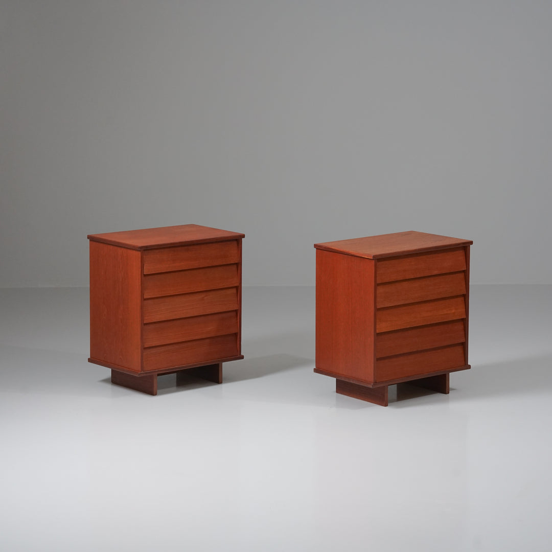 Pair of chest of drawers, Ilmari Tapiovaara, Asko, 1960s
