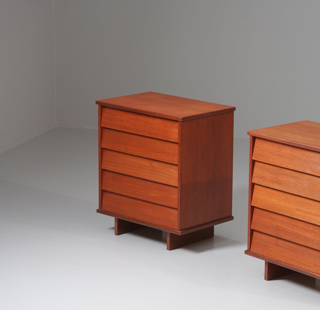 Pair of chest of drawers, Ilmari Tapiovaara, Asko, 1960s
