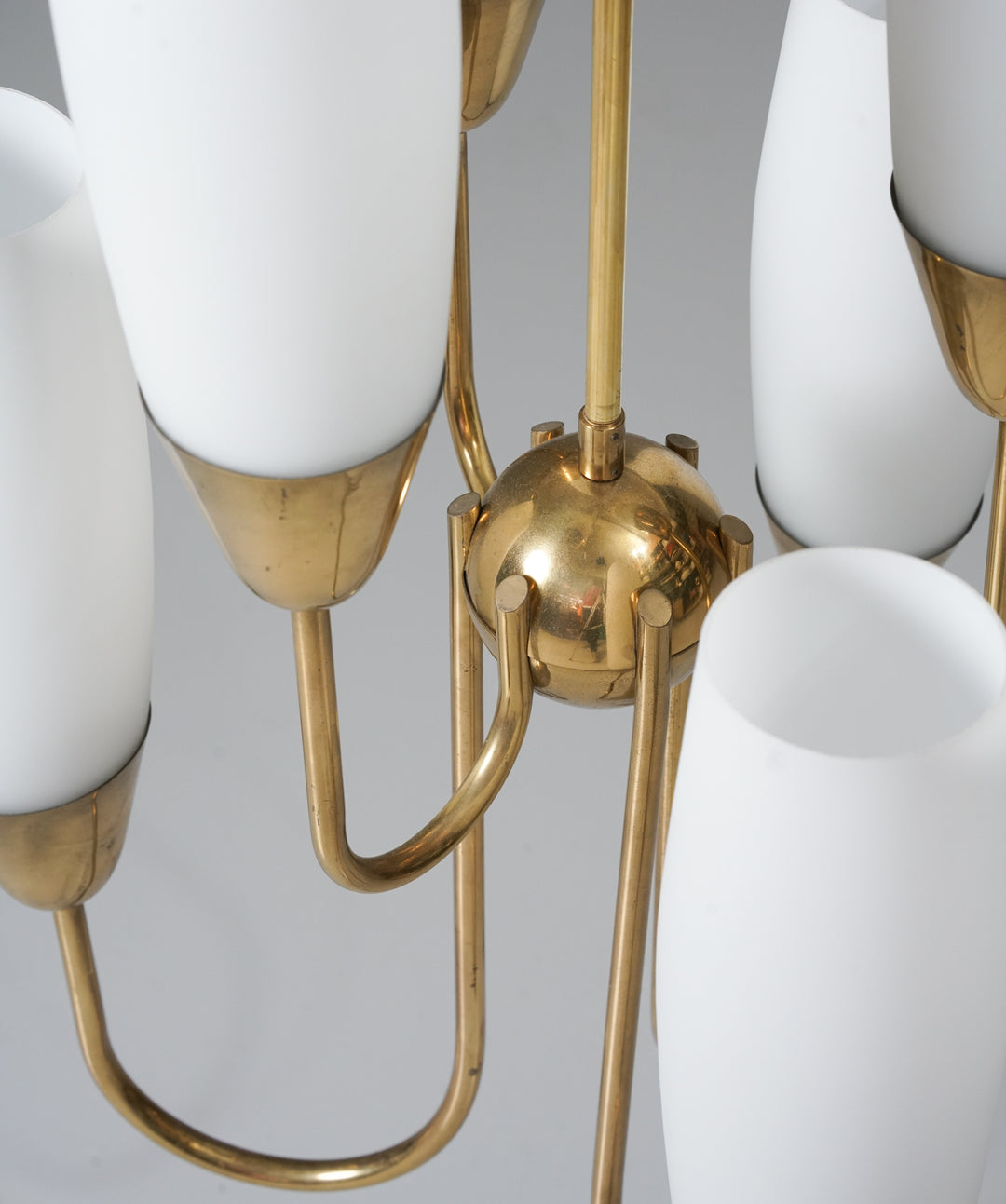 Rare chandelier Model ER 98/6, Itsu, 1960s