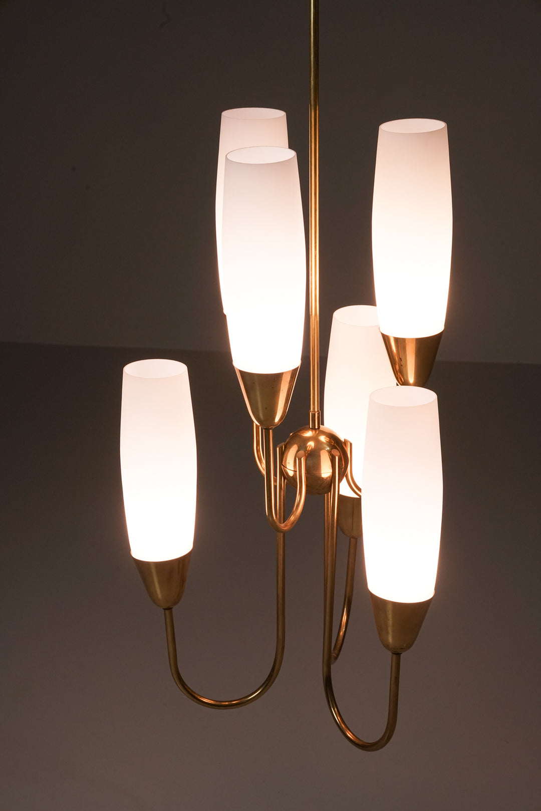 Rare chandelier Model ER 98/6, Itsu, 1960s