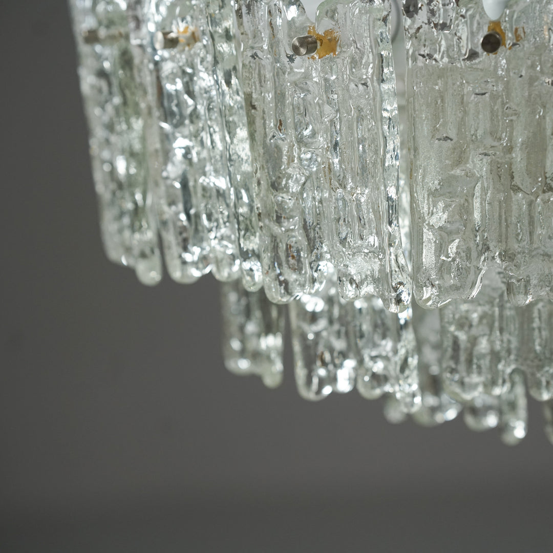Pendant Model "Ice Block Chandelier", J.T Kalmar, Austria, 1970s