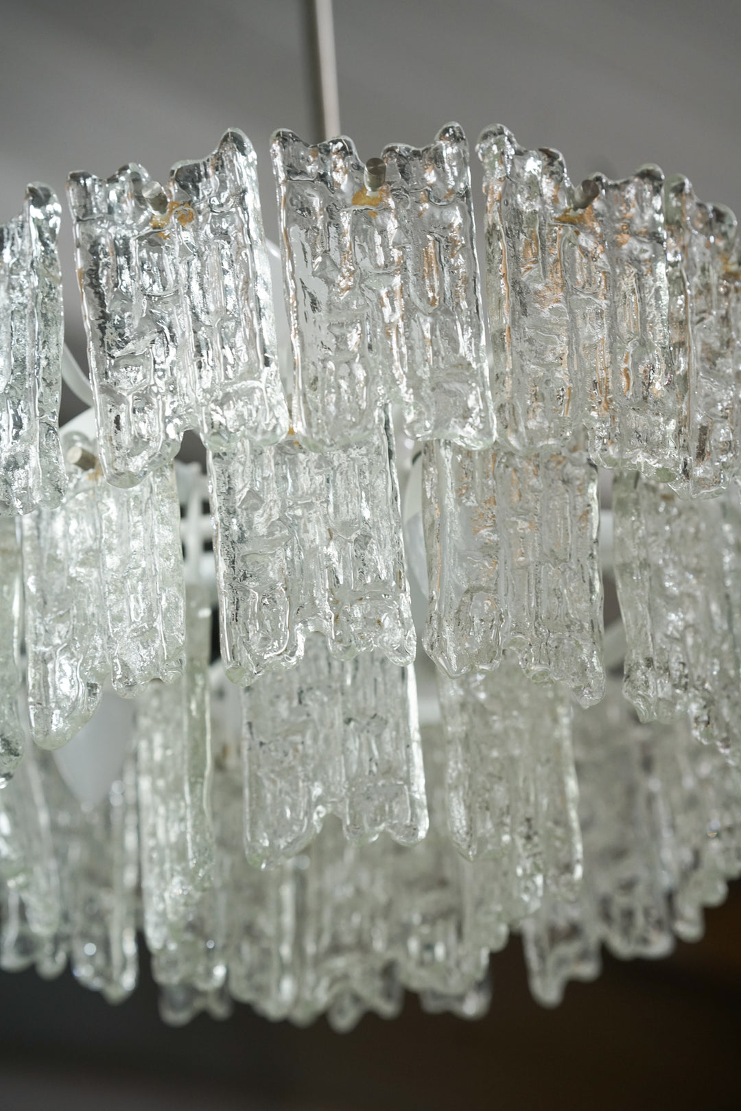 Pendant Model "Ice Block Chandelier", J.T Kalmar, Austria, 1970s