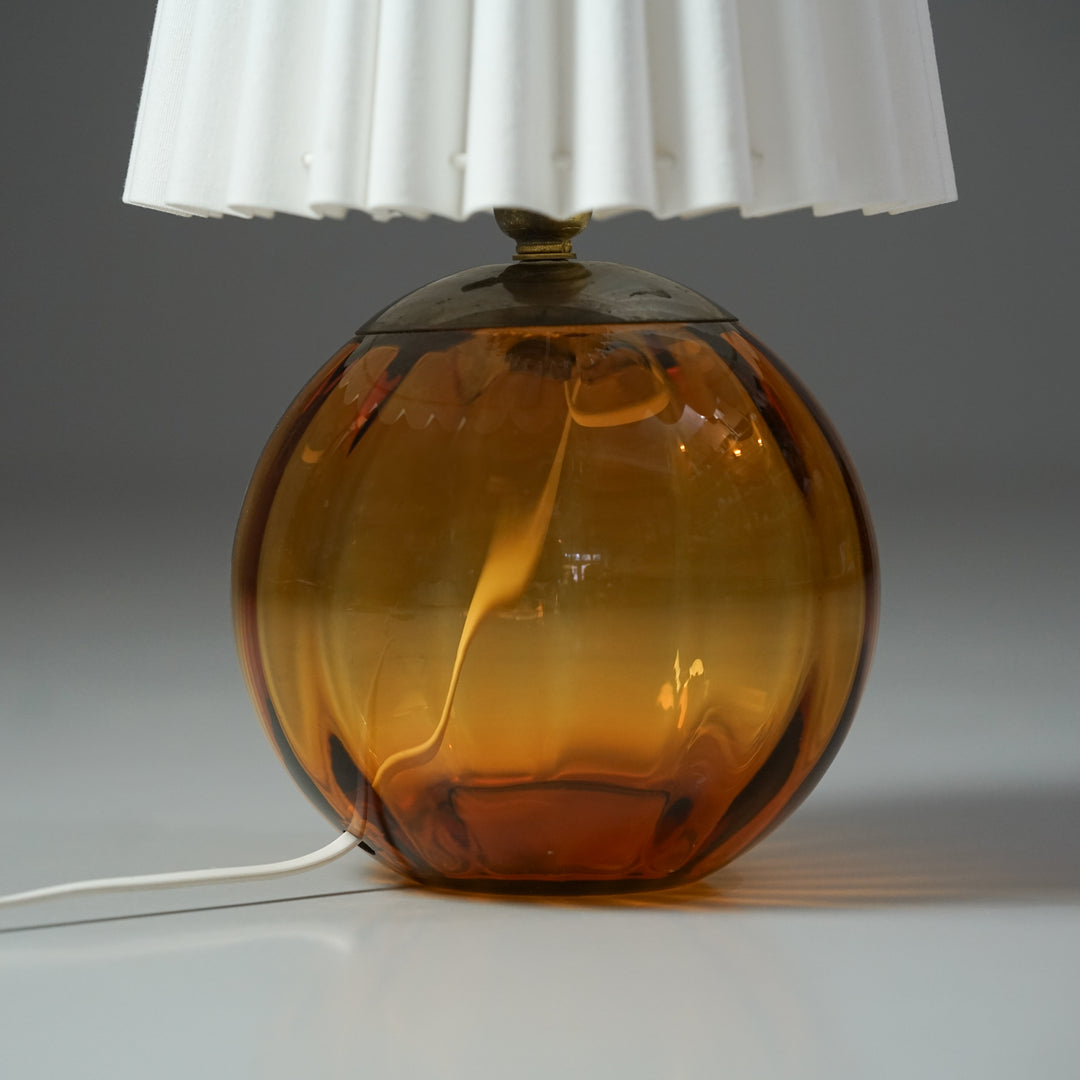 Table lamp model 12501, Kauklahden lasitehdas, 1930/1940s