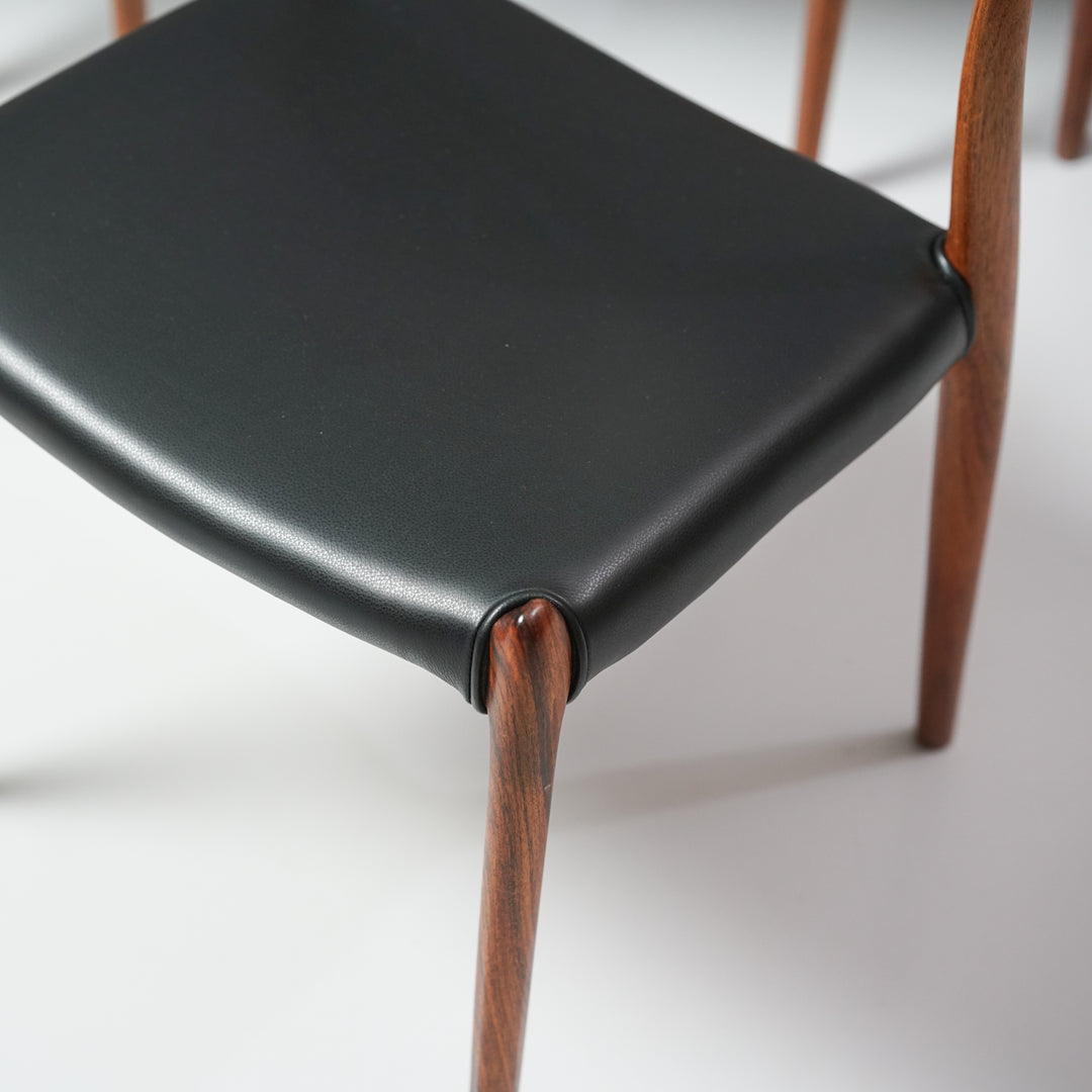 Model 78 dining chairs (8 pieces), Niels Møller, JL Møller, Denmark, 1950/1960s
