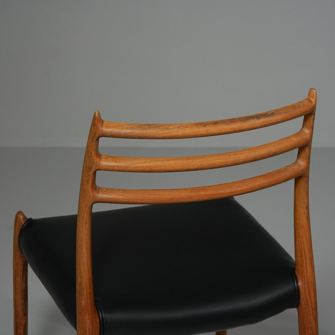 Model 78 dining chairs (8 pieces), Niels Møller, JL Møller, Denmark, 1950/1960s