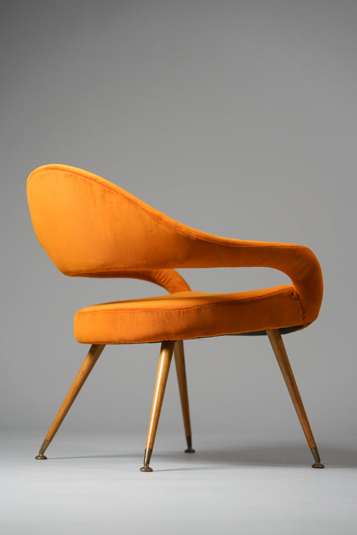 Model DU 55 P chair, Gastone Rinaldi, 1950/1960s, Italy