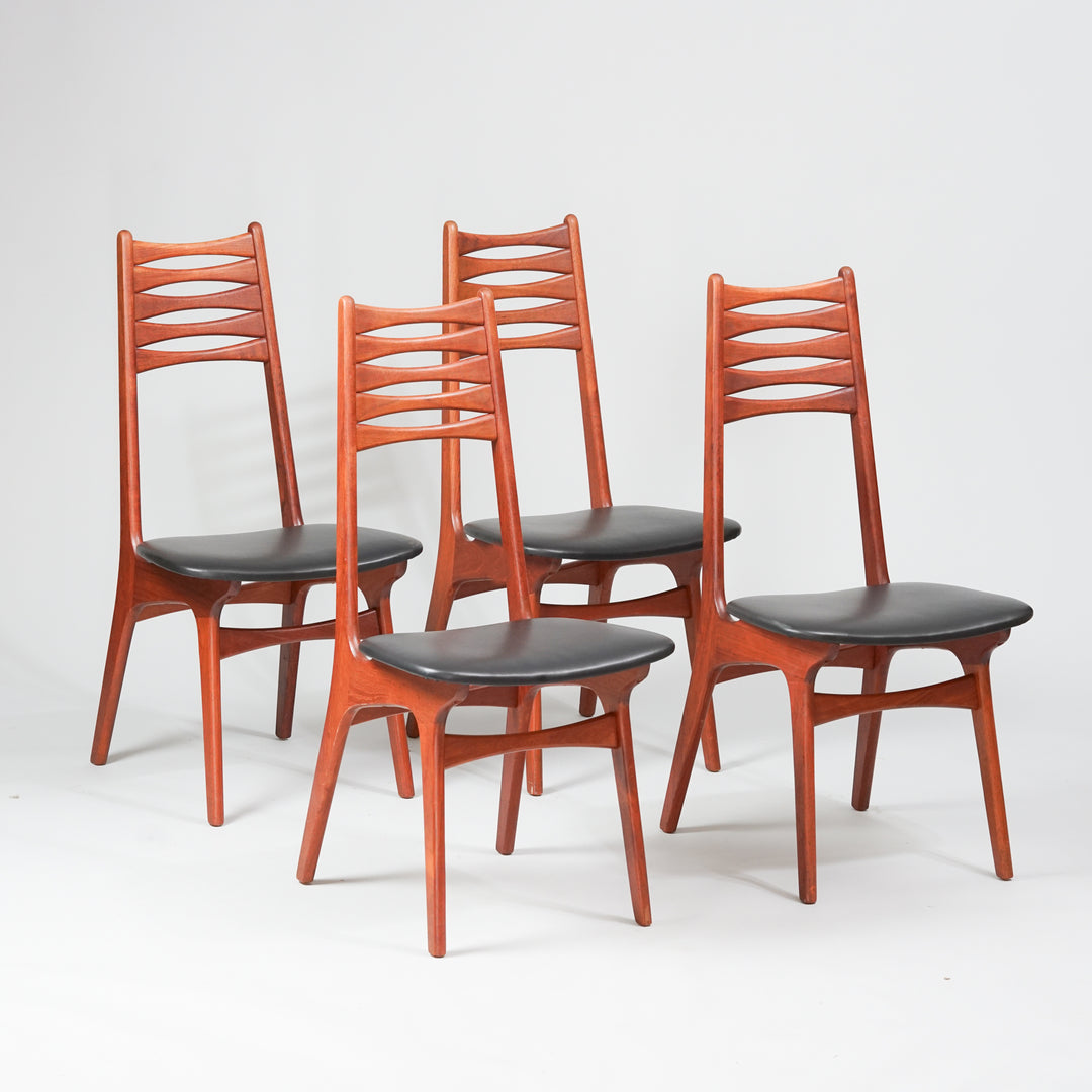 Dining room chairs model 83 (4 pieces), Boltinge Stolfabrik, Denmark, 1960s