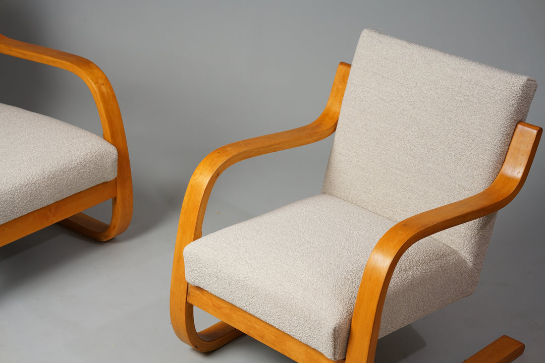 Pair of armchairs model 402, Alvar Aalto, Artek, 1950/1960s