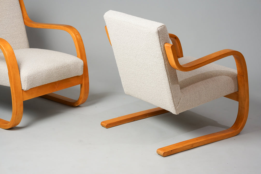 Pair of armchairs model 402, Alvar Aalto, Artek, 1950/1960s