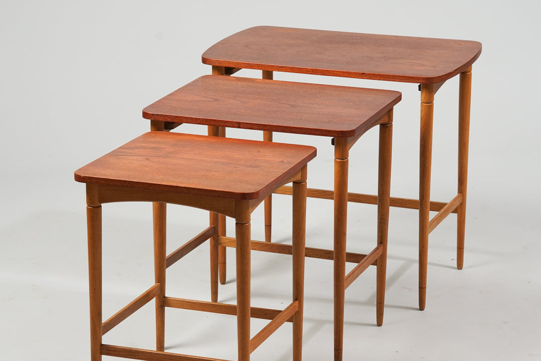 Nesting tables, Denmark, 1950/1960s