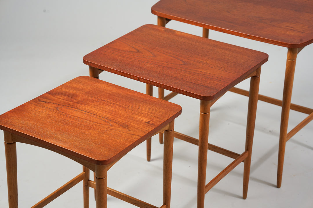 Nesting tables, Denmark, 1950/1960s