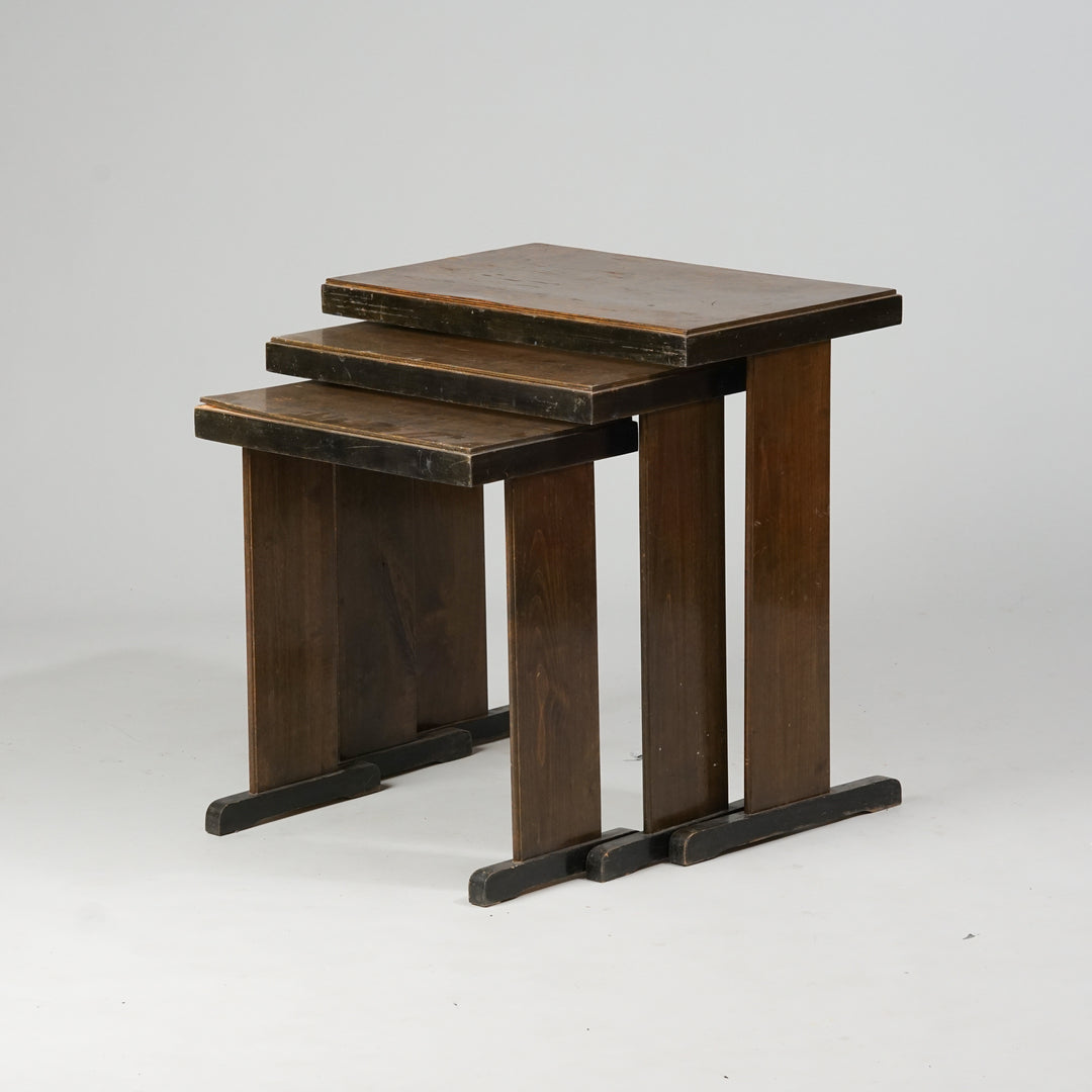 Functionalist nesting table, 1930/1940s