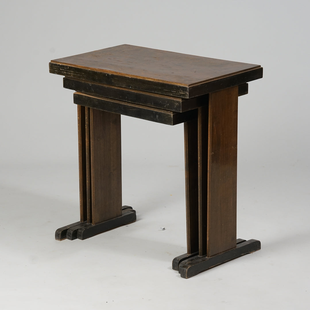 Functionalist nesting table, 1930/1940s