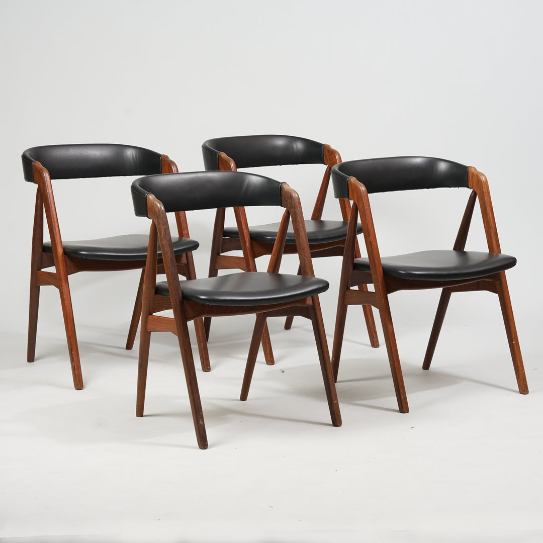 Chairs (4 pieces), Thomas Harlev, Farstrup, Denmark, 1960s