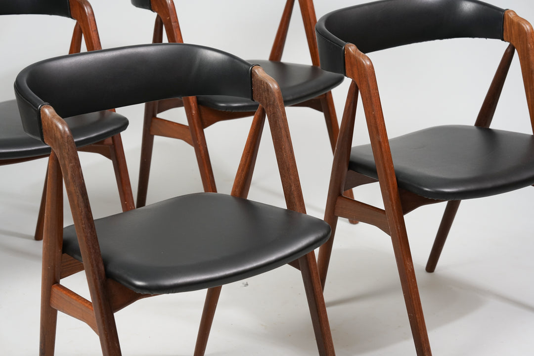 Chairs (4 pieces), Thomas Harlev, Farstrup, Denmark, 1960s