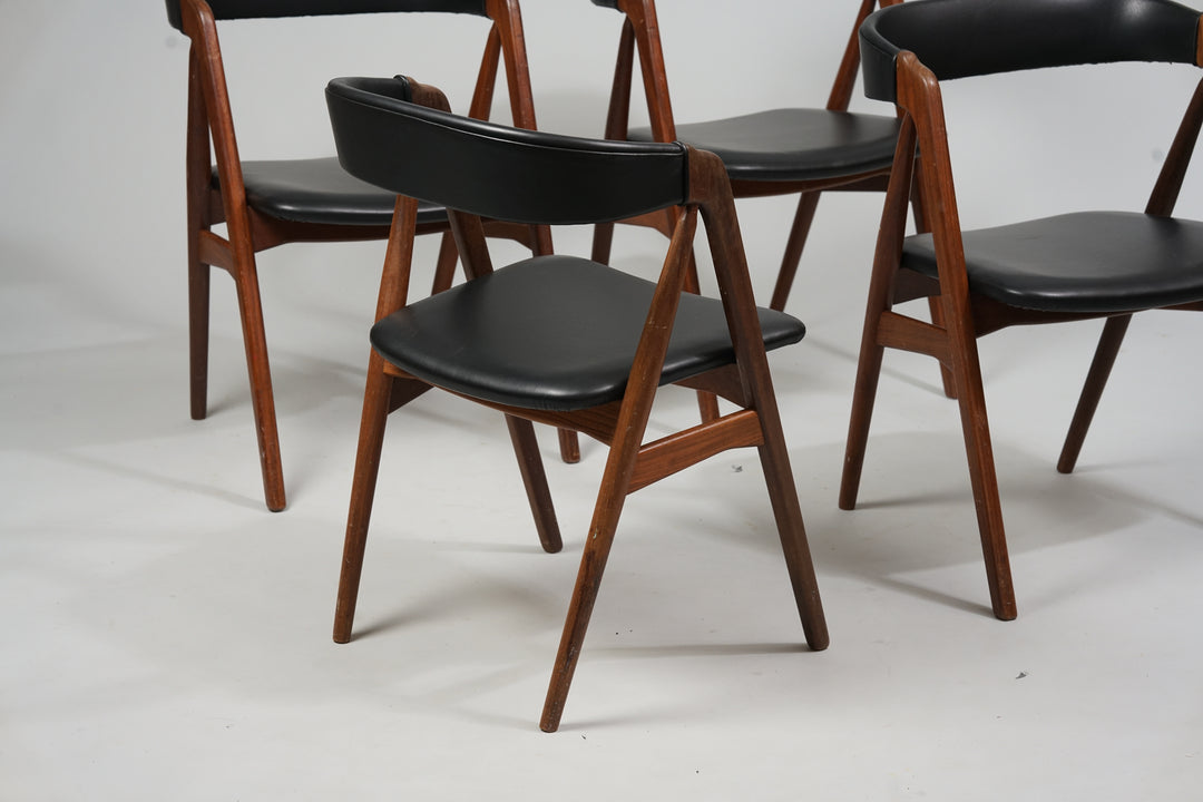 Chairs (4 pieces), Thomas Harlev, Farstrup, Denmark, 1960s