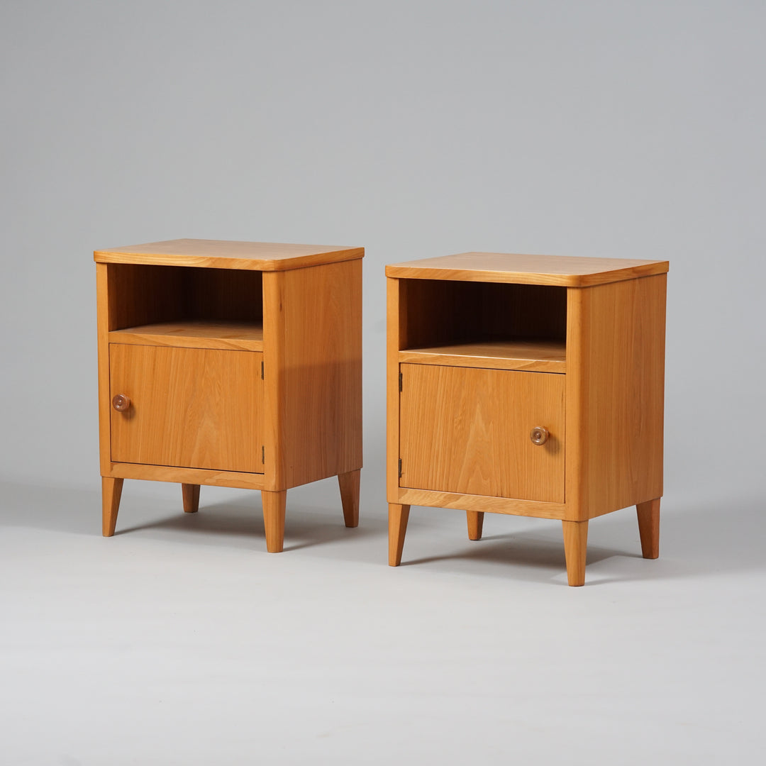 Pair of nightstands, Oy Boman Ab, 1940/1950s