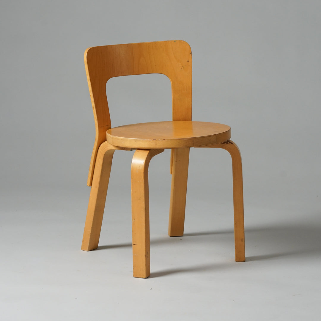 Children's chairs model N65 (2 pieces), Alvar Aalto, Artek, 1960s