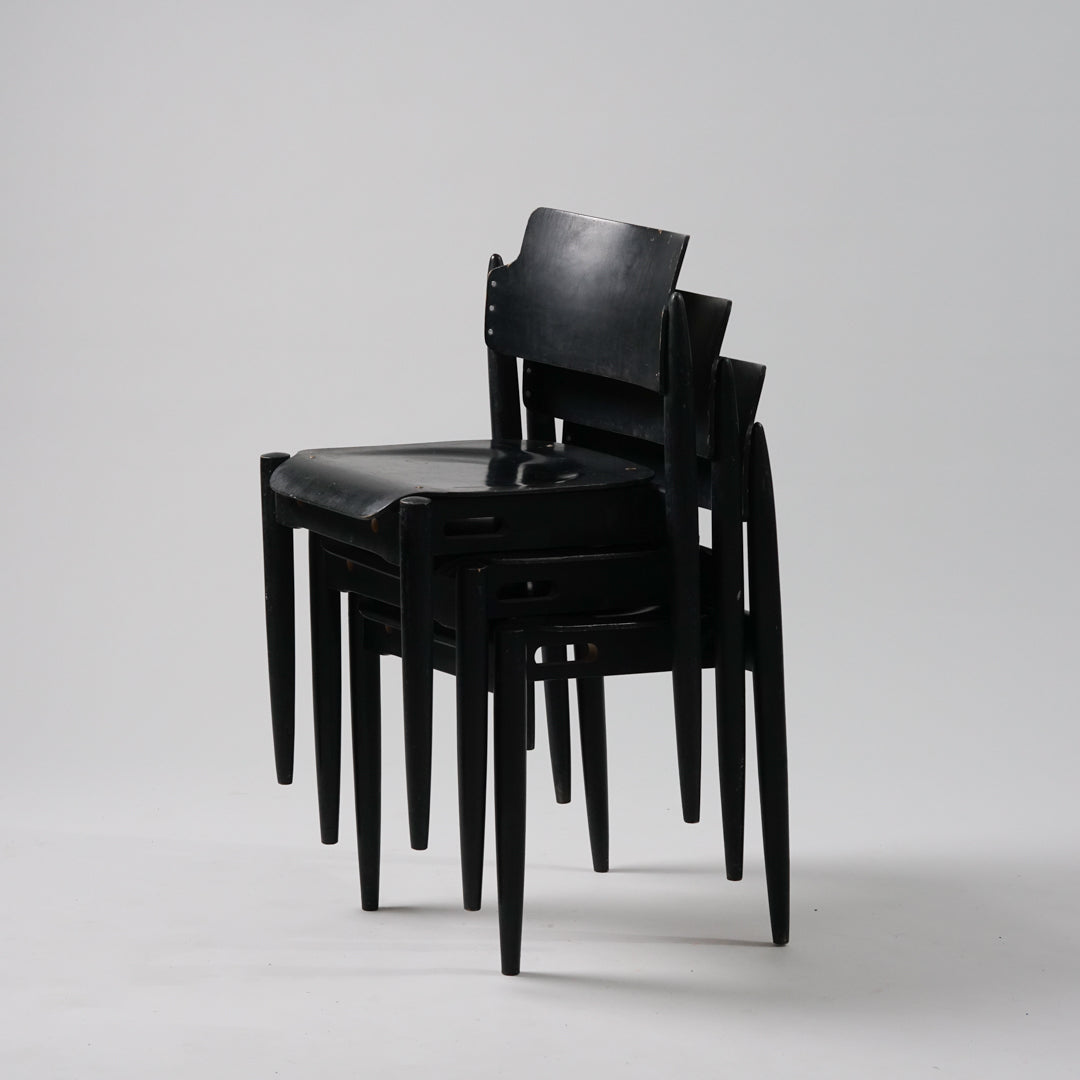 Chairs "Wilma's chair", Ilmari Tapiovaara, Schaumannin Vaneritehdas Oy, 1960s