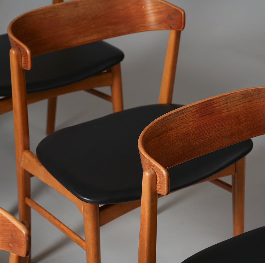 Dining chairs model 206 (8 pieces),  Farstrup, Denmark, 1960s