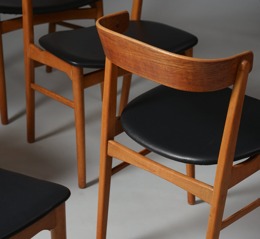 Dining chairs model 206 (8 pieces),  Farstrup, Denmark, 1960s