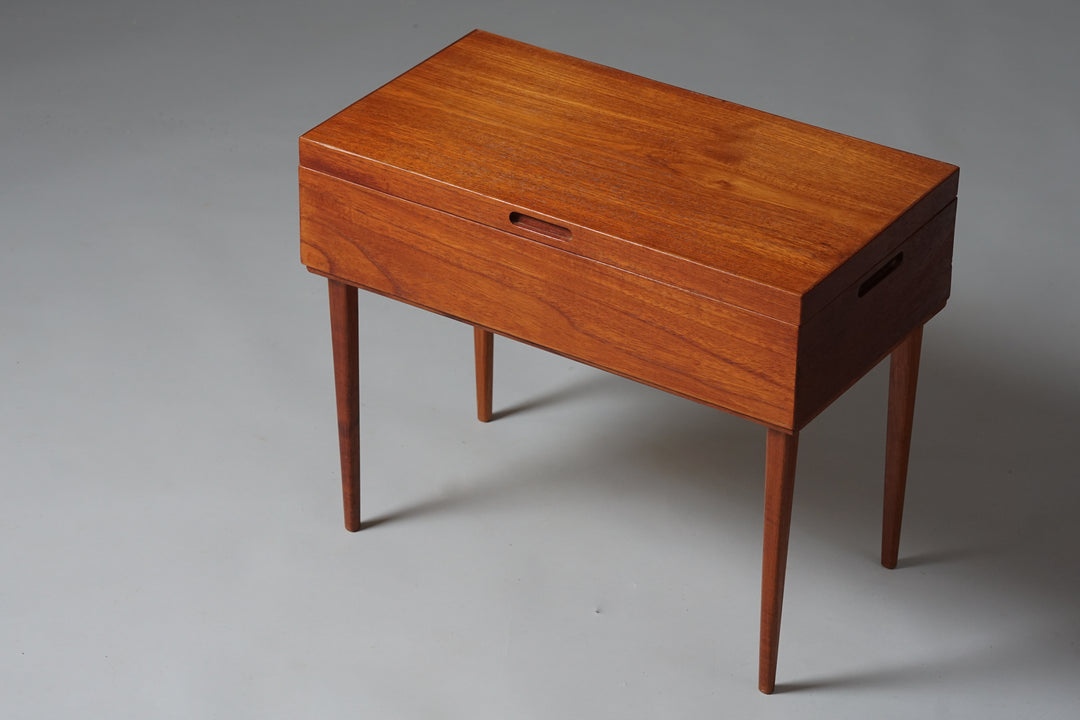 Side table/sewing box, Denmark, 1960s