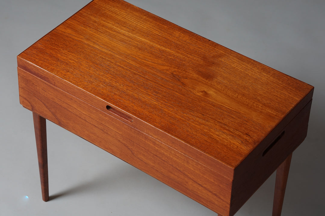 Side table/sewing box, Denmark, 1960s