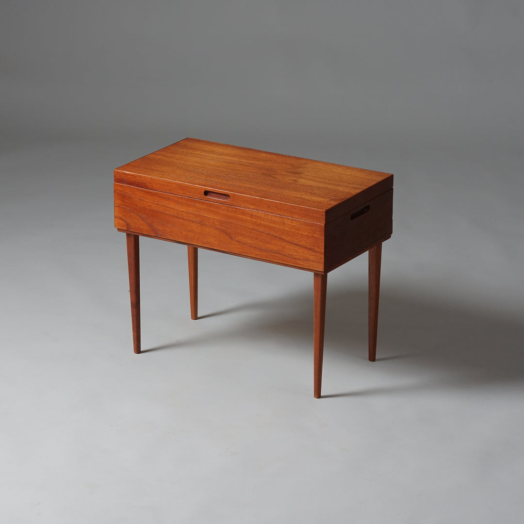 Side table/sewing box, Denmark, 1960s