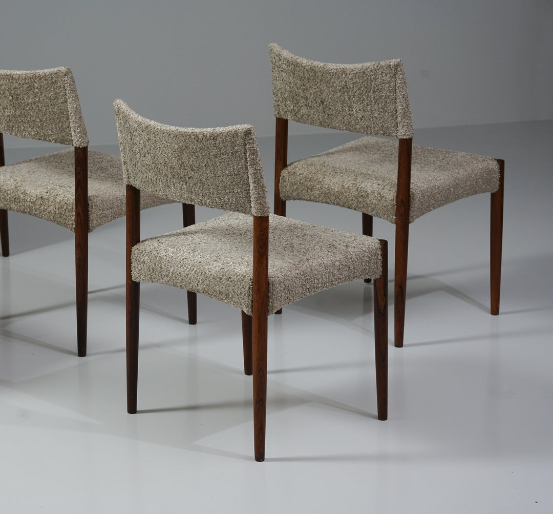 Set of dining chairs (6 pieces), Willy Schou Andersen, Denmark, 1960s