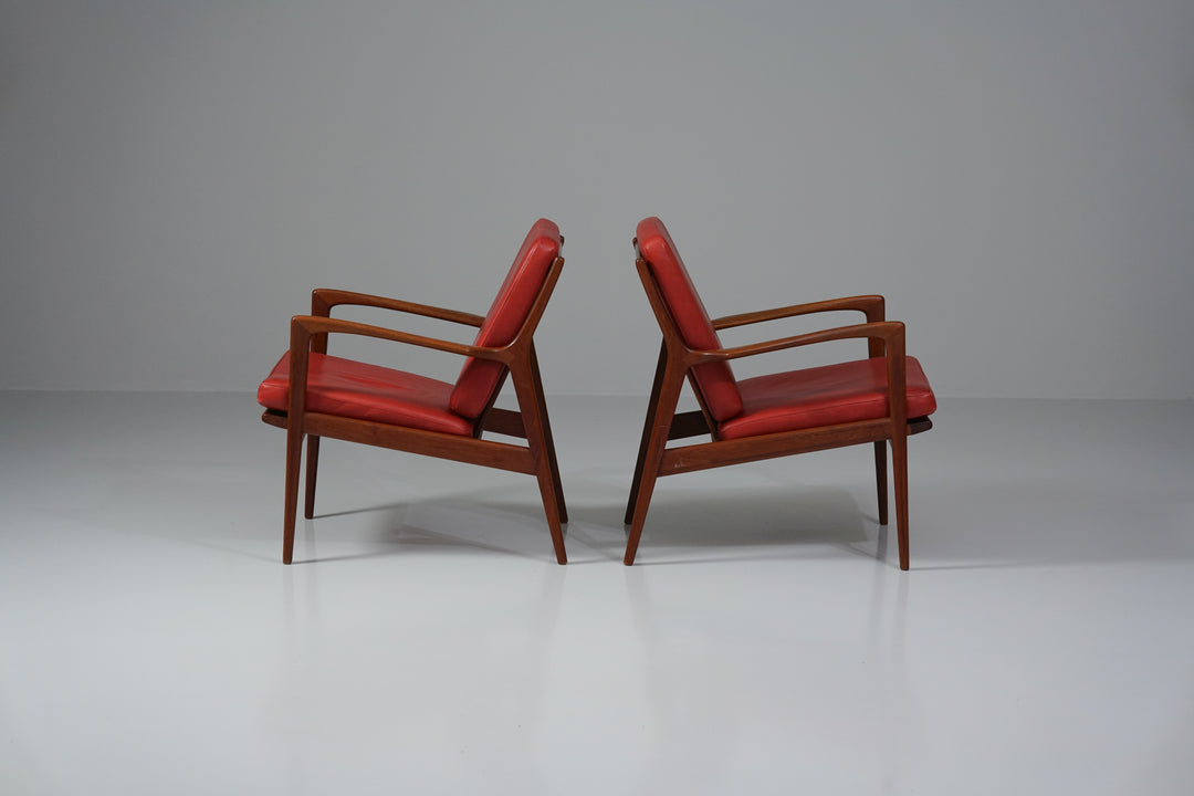 Pair of armchairs, Karl Erik Ekselius, JOC möbler Vetlanda, Sweden, 1960s