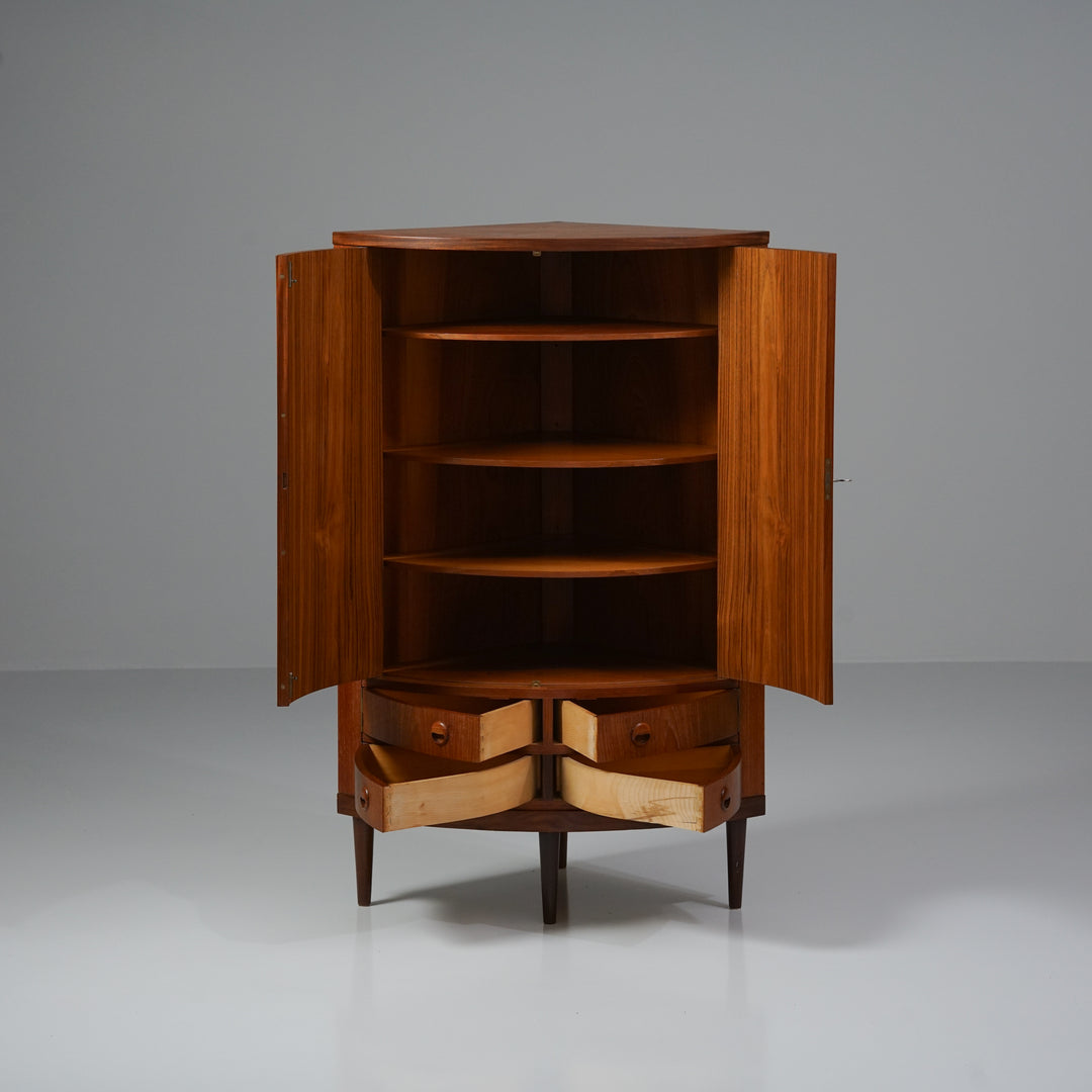 Corner cabinet, Kai Kristiansen, Denmark, 1960s