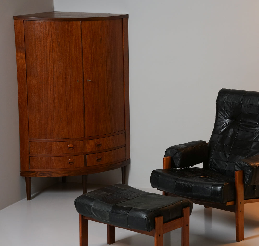 Armchair and footstool, OPE Möbler, Sweden, 1960s